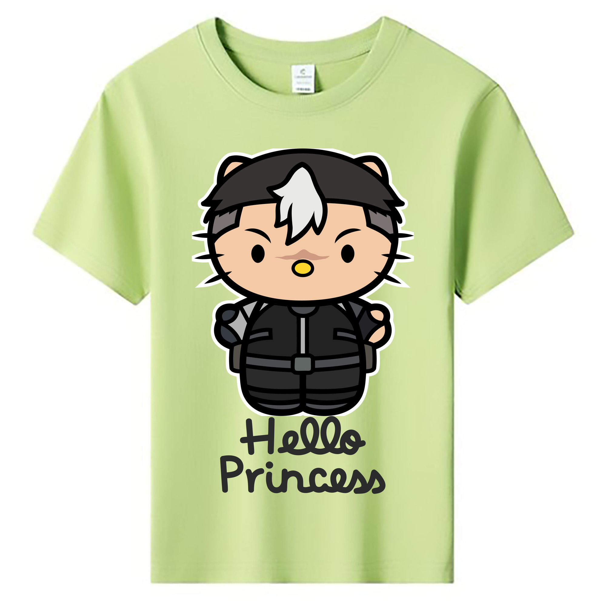 （画像用） Hello Kitty ハローキティ 綿100％キッズTシャツ（フロントプリント）